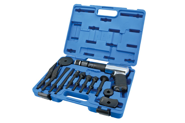 Laser Tools 9093 Air Hammer Chisel Set 13pc