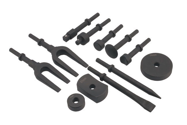 Laser Tools 9093 Air Hammer Chisel Set 13pc