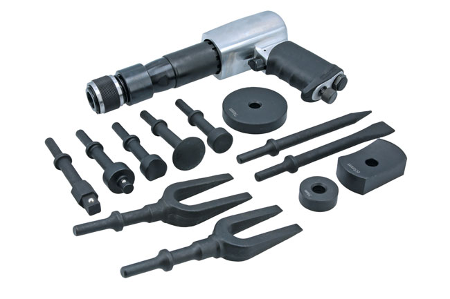 Laser Tools 9093 Air Hammer Chisel Set 13pc