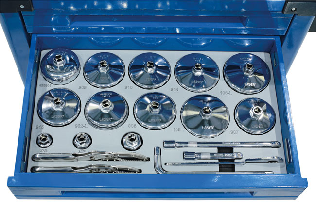 Laser Tools 9127 Oil Service Station - 70L