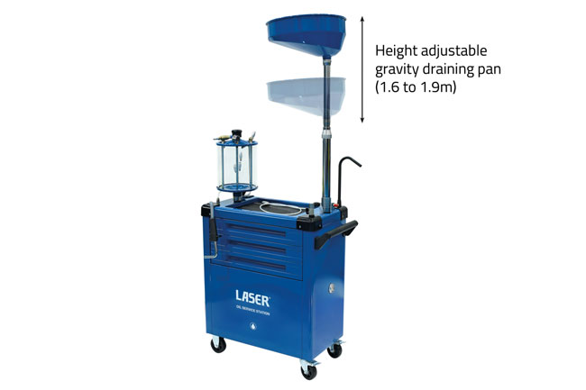 Laser Tools 9127 Oil Service Station - 70L
