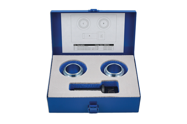 Laser Tools 9133 Engine Timing Adaptor Kit - for VW Group MPi/TSi 1.0 & 1.6 Petrol