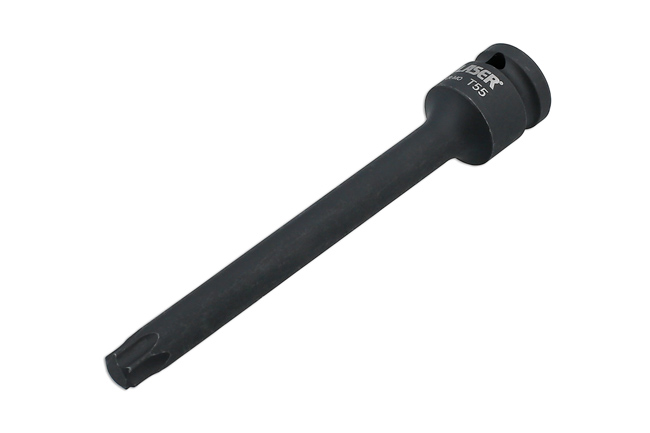 Laser Tools 9149 Extra Long Impact Star Bit Socket 1/2"D T55