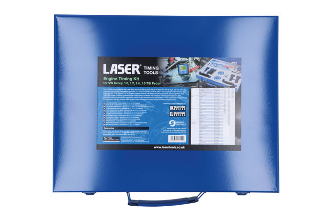 Laser Tools 9155 Engine Timing Kit - for VW Group 1.0, 1.2, 1.4, 1.5 TSi Petrol