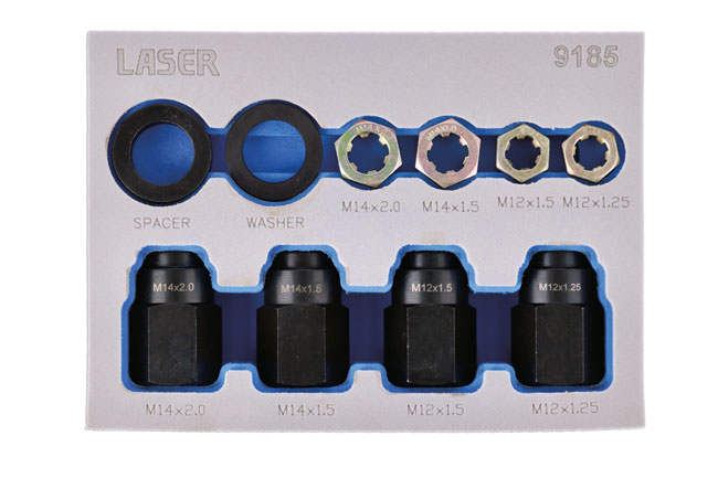 Laser Tools 9185 Wheel Stud Installer Kit - 10pc