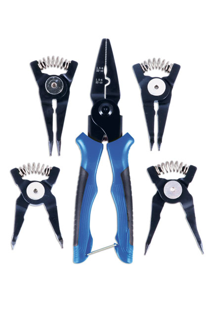 Laser Tools 9199 Interchangeable Circlip Plier & Crimper Set 5-in-1