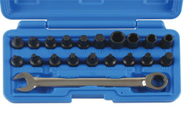 5914 Low Profile Bit Set 1/4"D 20pc