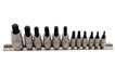 2196 Short Star Socket Bit Set 1/4"D, 3/8"D, 1/2"D 12pc