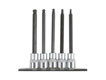 6765 Long Ball End Hex Socket Bit Set 3/8"D 5pc