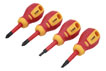 8491 Slim Stubby Insulated Screwdriver Set 4pc